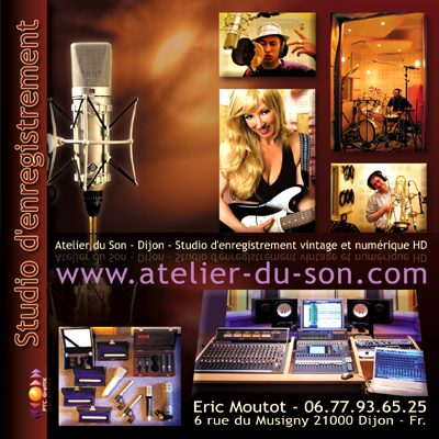 Jaquette Studio Fixe Atelier du Son