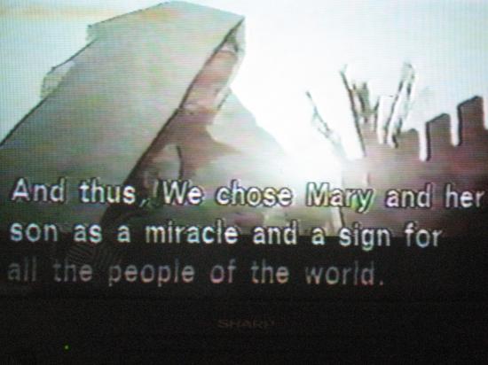 Thus we chose Marie and her son...