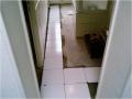 Pose carrelage sur plancher bois.