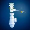 siphon lavabo avec bande sas