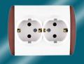 double prise 2p terre galaxie bms