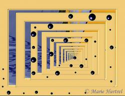 © M.C.Hurtrel - Imagination jaune et bleue