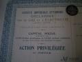 1891 ECLAIRAGE PAR LE GAZ ET L'ELECTRICITE S.A