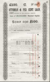 1891 Ottoman Bonds Secured by the Egyptian Tribute