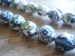 Vue détaillée Lauren bleu et vert