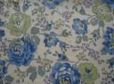 Tissu Felicite bleu et vert