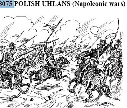 Uhlans Polonais Zvezda 8075-1/72 guerre napoléonienne 