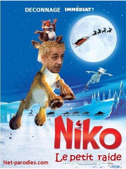 parodie fausse affiche film dessin animé nikko petit renne