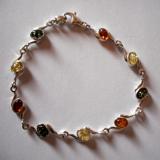 Bracelet Ambre & Argent - VB4115M