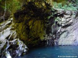 Le saut d'eau de Matouba, bassin