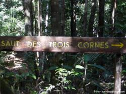 Vers le saut des Trois Cornes