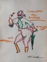 federico fellini,dessin original,Casanova...