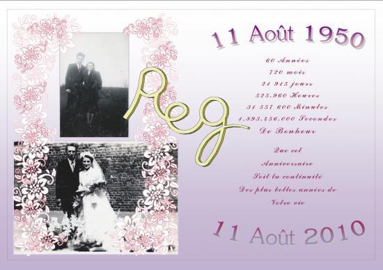 anniversaire mariage carte