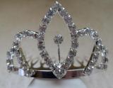 Diad�me m�tal et strass blanc