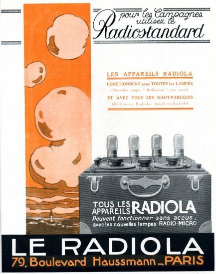 Publicité ancienne Radiophone T.S.F Ducretet Thomson années 30 