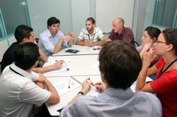 Les participants et Philippe ODDOU, fondateur de Sport dans la Ville