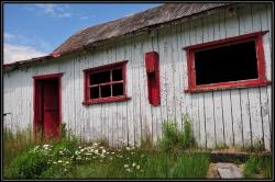 Ferme abandonn&eacute;e