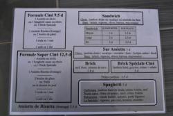 la carte de l'espace cin&eacute; star